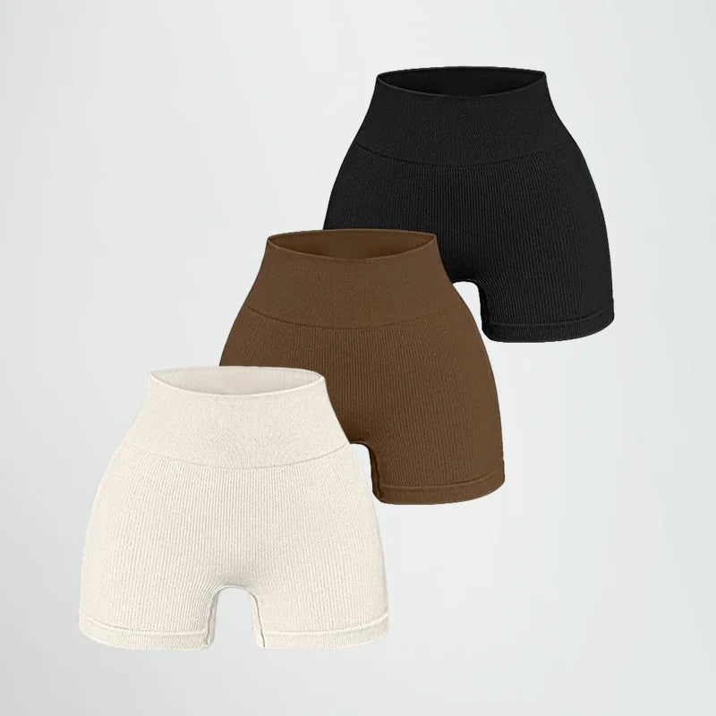 Calça de ioga de cintura alta, projetada para levantar e modelar, com ajuste justo