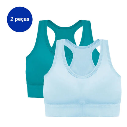 tops de ginástica femininos,2 peças Inclusas