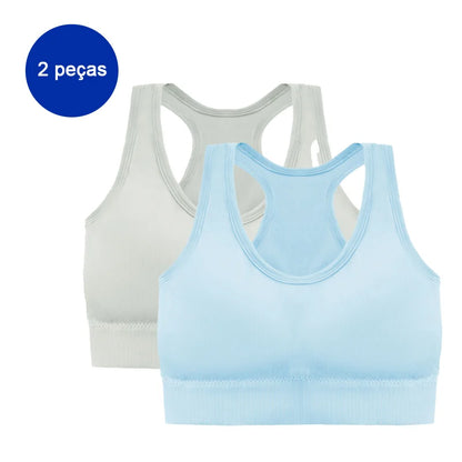 tops de ginástica femininos,2 peças Inclusas