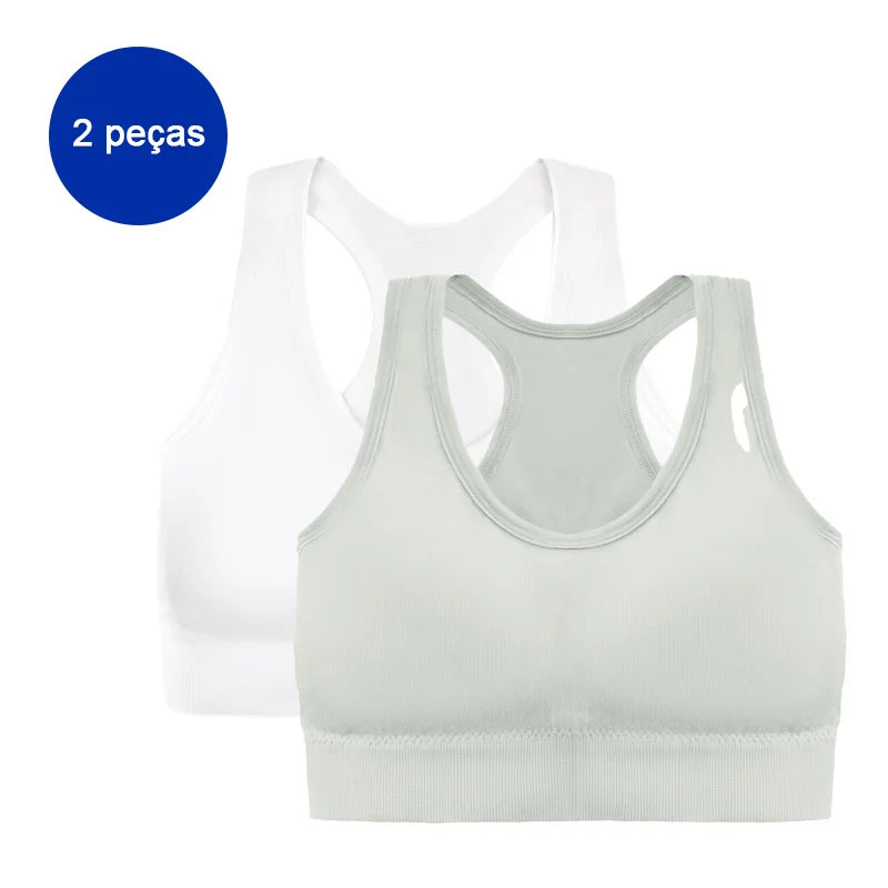 tops de ginástica femininos,2 peças Inclusas