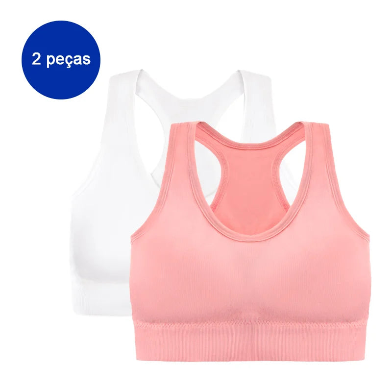tops de ginástica femininos,2 peças Inclusas