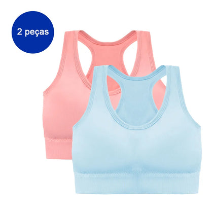 tops de ginástica femininos,2 peças Inclusas