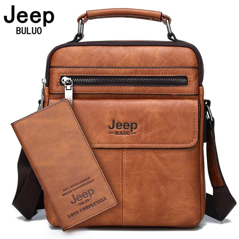 JEEP BULUO Bolsa de ombro transversal masculina